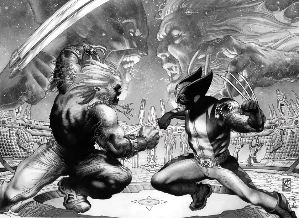 Wolverine (2003) #50 (Black and White Variant)