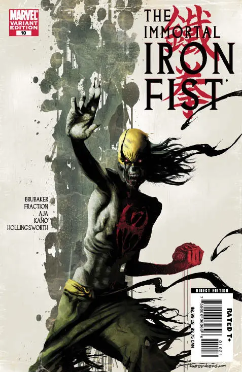 The Immortal Iron Fist (2006) #10 (Zombie Variant)