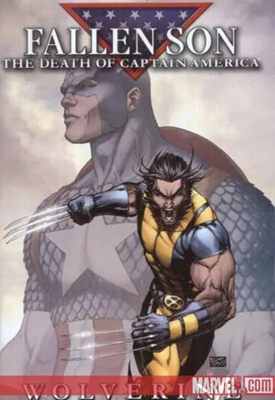 Fallen Son: The Death of Captain America (2007) #1 (Wolverine B)