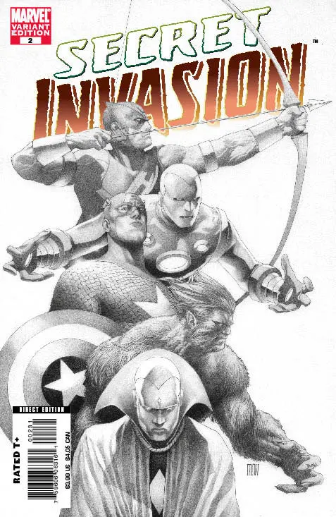 Secret Invasion (2008) #2 (Sketch Variant)