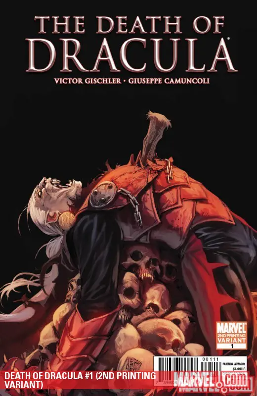 Death of Dracula (2010) #1 (2ND PRINTING VARIANT)