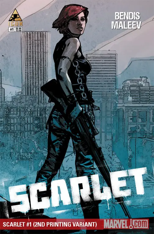 Scarlet (2010) #1 (2ND PRINTING VARIANT)