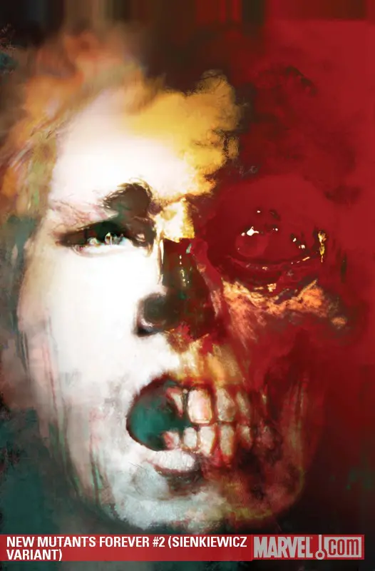 New Mutants Forever (2010) #2 (SIENKIEWICZ VARIANT)