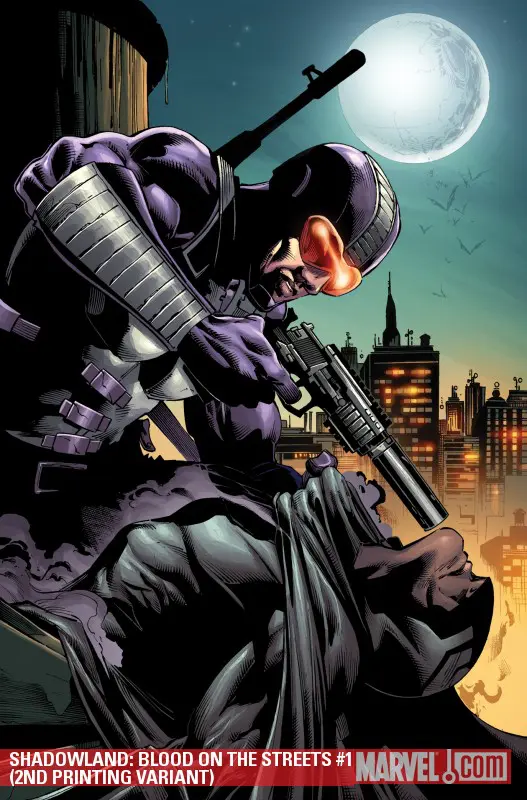 Shadowland: Blood on the Streets (2010) #1 (2ND PRINTING VARIANT)
