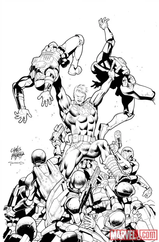 Steve Rogers: Super-Soldier (2010) #2 (2ND PRINTING VARIANT)