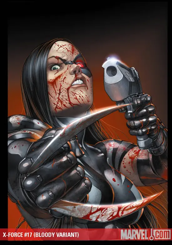 X-Force (2008) #17 (BLOODY VARIANT)