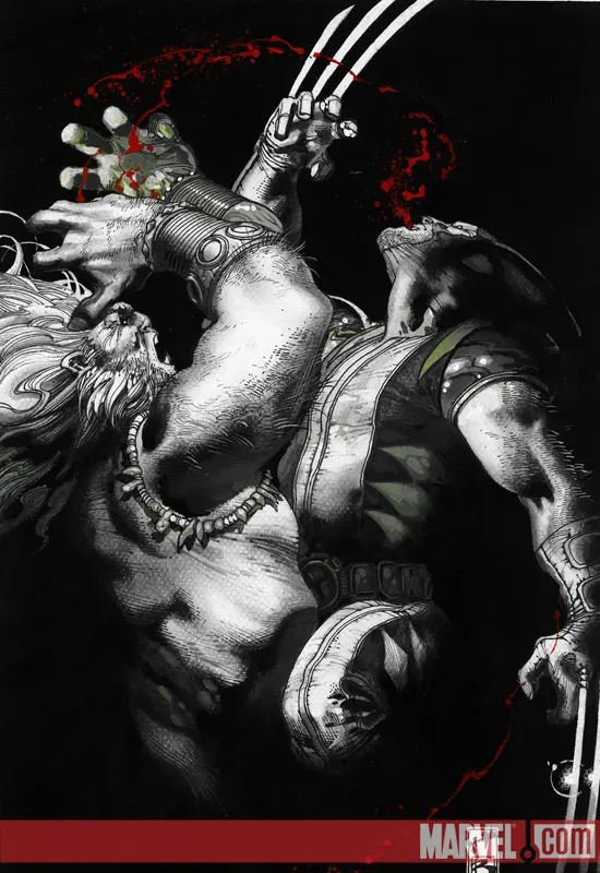 Wolverine (2003) #52 (Black and White Variant)