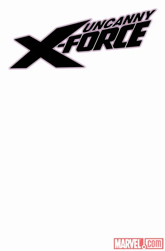 Uncanny X-Force (2010) #1 (BLANK COVER VARIANT)