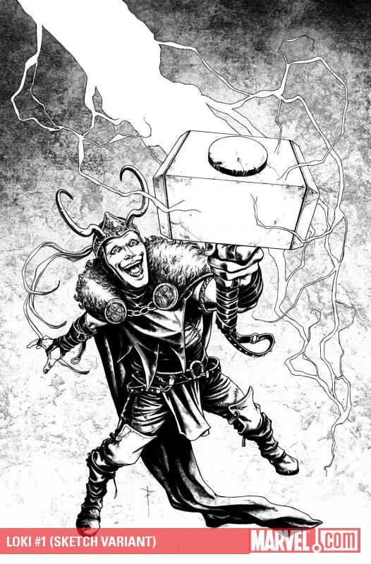 Loki (2010) #1 (SKETCH VARIANT)