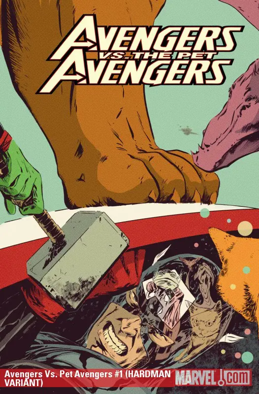Avengers Vs. Pet Avengers (2010) #1 (HARDMAN VARIANT)