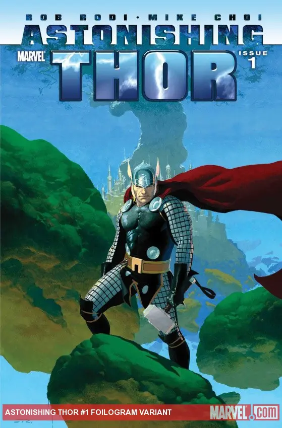Astonishing Thor (2010) #1 (FOILOGRAM VARIANT)