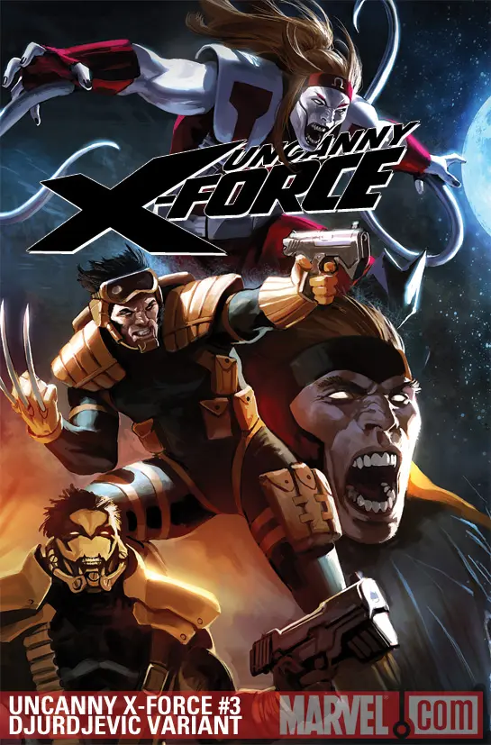 Uncanny X-Force (2010) #3 (DJURDJEVIC VARIANT)