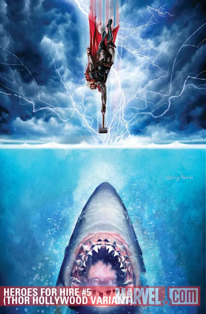 Heroes for Hire (2010) #5 (THOR HOLLYWOOD VARIANT)