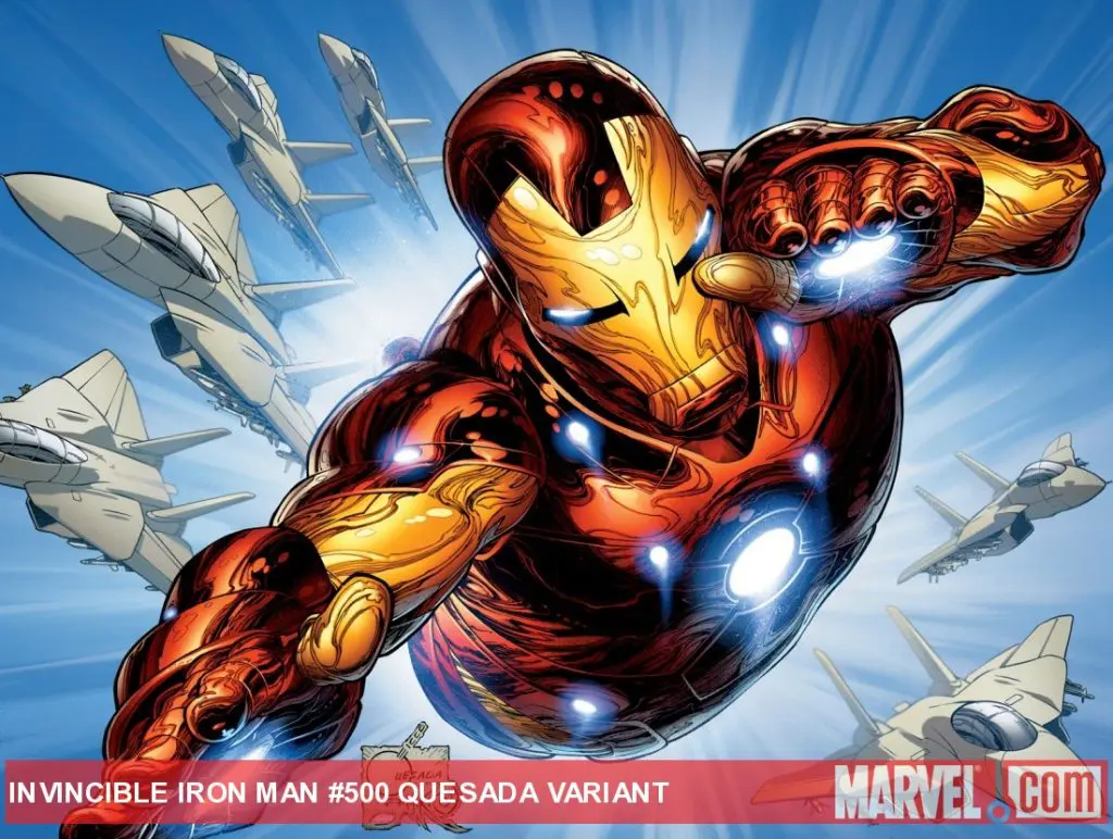 Invincible Iron Man (2008) #500 (QUESADA VARIANT)