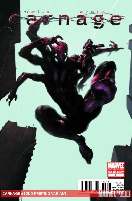 Carnage (2010) #1 (2nd Printing Variant)