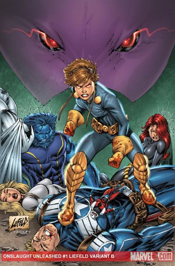 Onslaught Unleashed (2011) #1 (LIEFELD VARIANT B)