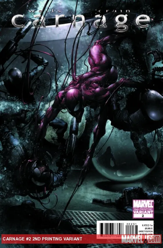 Carnage (2010) #2 (2nd Printing Variant)