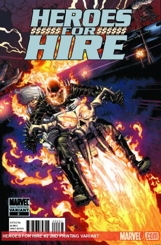 Heroes for Hire (2010) #2 (2nd Printing Variant)