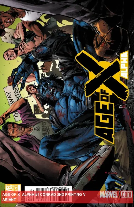 Age of X: Alpha (2010) #1 (Conrad 2nd Printing Variant)