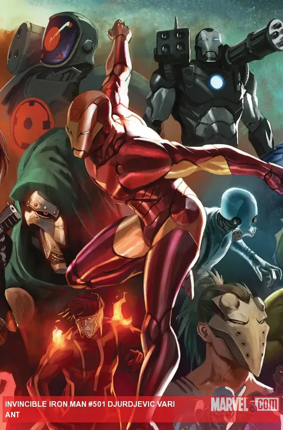 Invincible Iron Man (2008) #501 (DJURDJEVIC VARIANT)