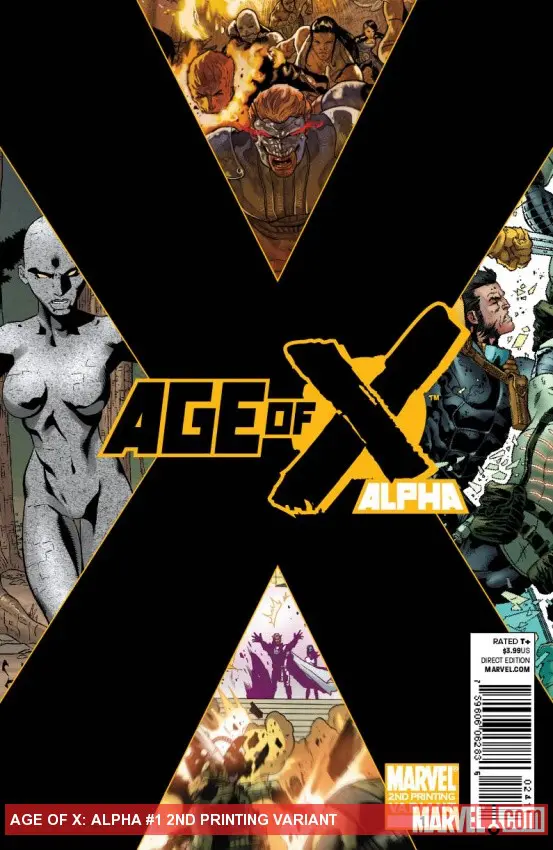 Age of X: Alpha (2010) #1 (2nd Printing Variant )