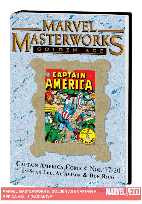Marvel Masterworks: Golden Age Captain America Vol. 5 (Variant) (Hardcover)