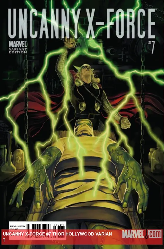 Uncanny X-Force (2010) #7 (THOR HOLLYWOOD VARIANT)