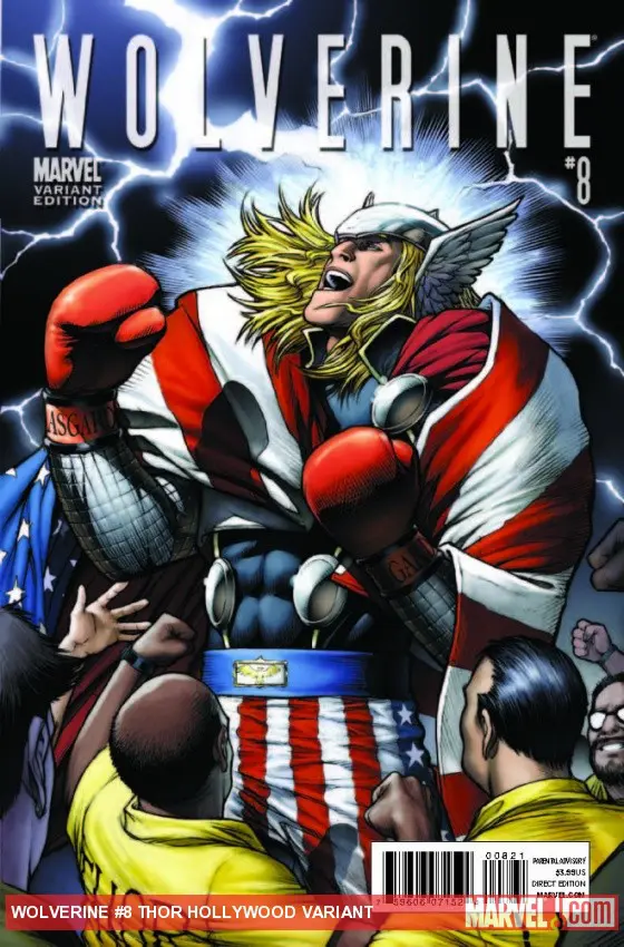 Wolverine (2010) #8 (THOR HOLLYWOOD VARIANT)