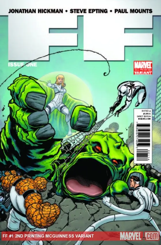 FF (2011) #1 (2nd Printing Mcguinness Variant)