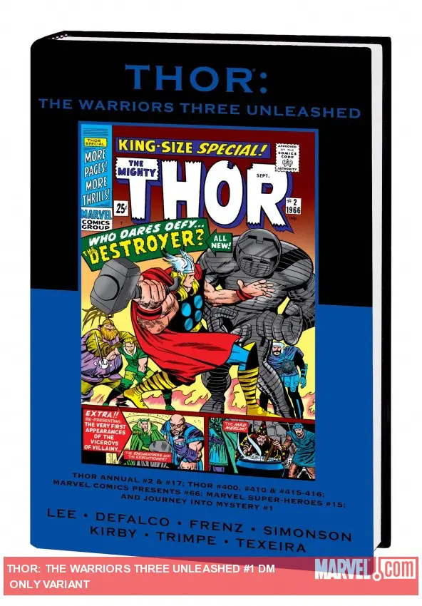 THOR: THE WARRIORS THREE UNLEASHED PREMIERE HC  DM ONLY  (Hardcover)