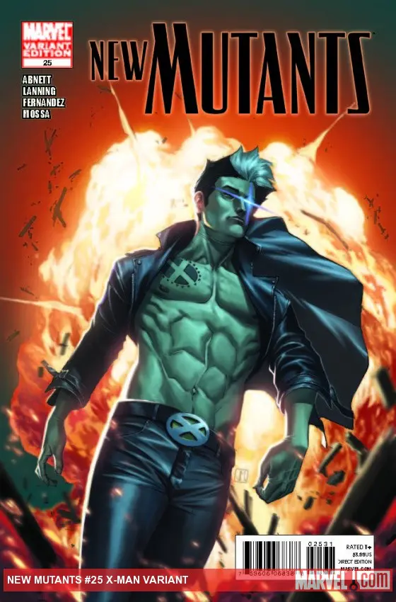New Mutants (2009) #25 (X-Man Variant)