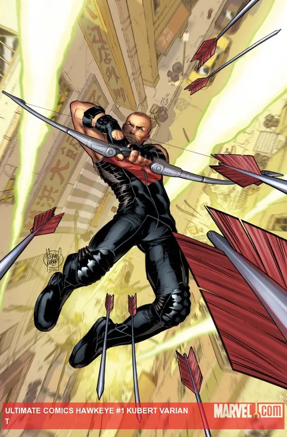 Ultimate Comics Hawkeye (2011) #1 (Kubert Variant)