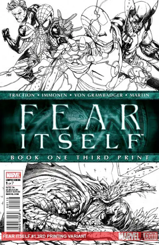 Fear Itself (2010) #1 (3rd Printing Variant)