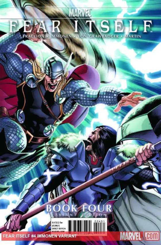 Fear Itself (2010) #4 (Immonen Variant)