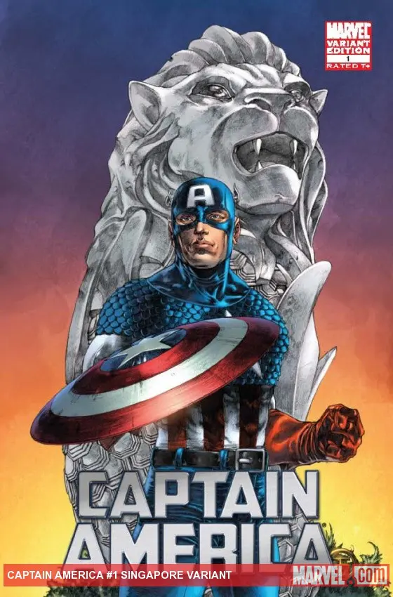 Captain America (2011) #1 (Singapore Variant)