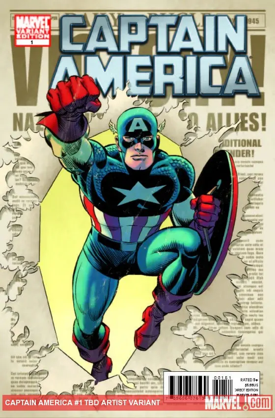 Captain America (2011) #1 (John Romita Sr. Variant)