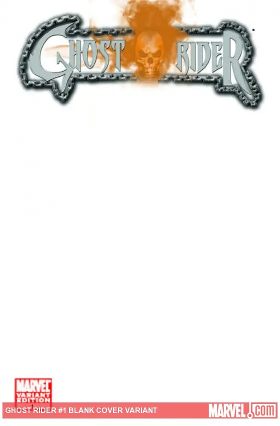 Ghost Rider (2011) #1 (Blank Cover Variant)