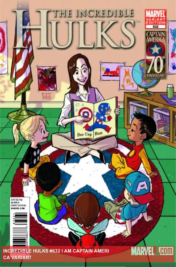 Incredible Hulks (2010) #632 (I Am Captain America Variant)