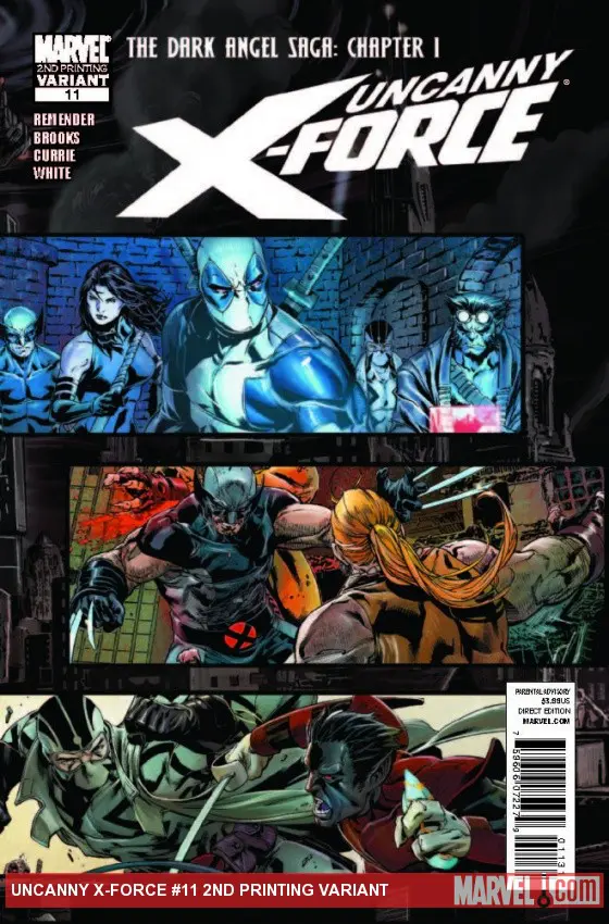 Uncanny X-Force (2010) #11 (2nd Printing Variant)