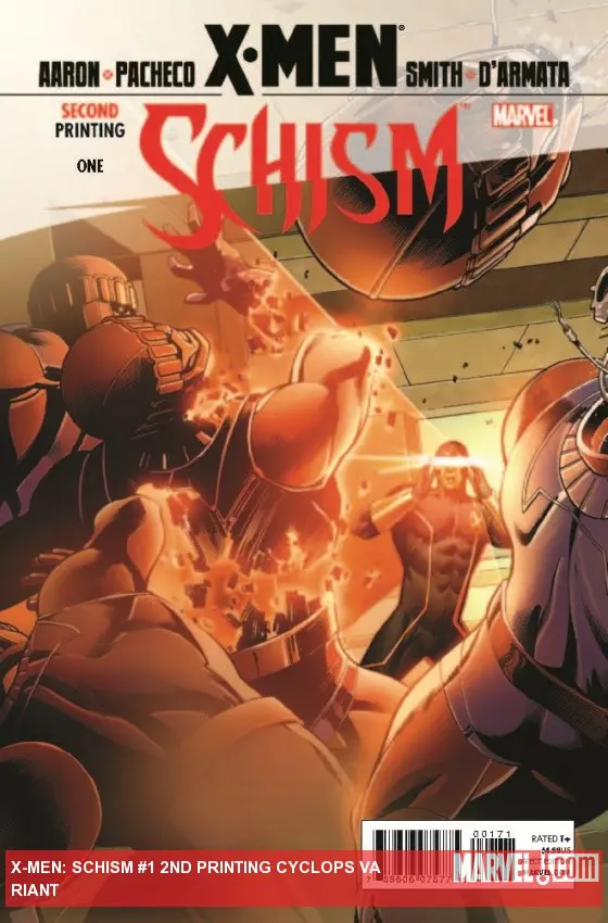 X-Men: Schism (2011) #1 (2nd Printing Cyclops Variant)
