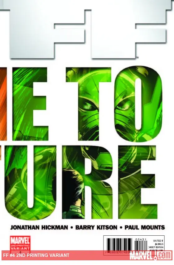 FF (2011) #4 (2nd Printing Variant)