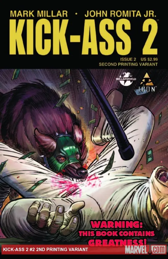 Kick-Ass 2 (2010) #2 (2nd Printing Variant)