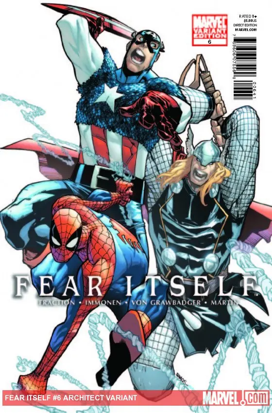 Fear Itself (2010) #6 (Architect Variant)