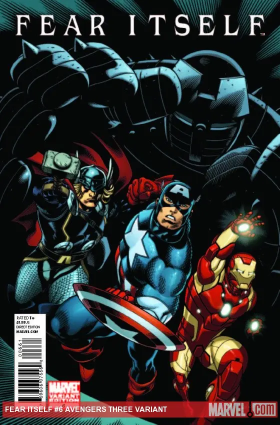 Fear Itself (2010) #6 (Avengers Three Variant)