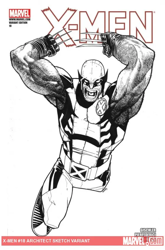 X-Men (2010) #18 (Architect Sketch Variant)