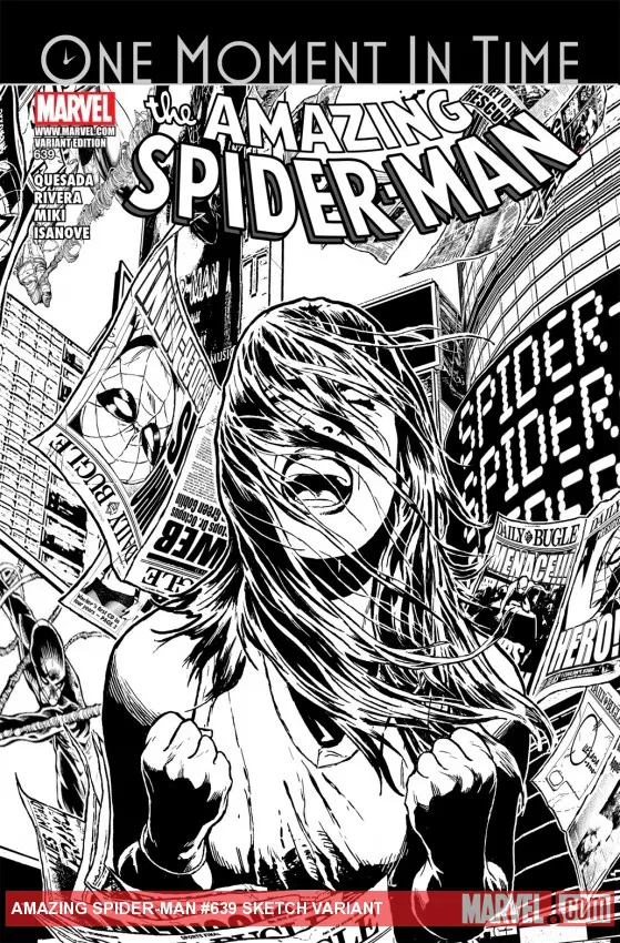 Amazing Spider-Man (1999) #639 (SKETCH VARIANT)