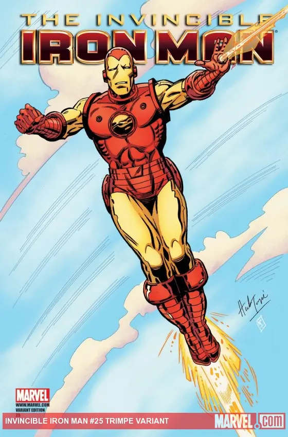 Invincible Iron Man (2008) #25 (TRIMPE VARIANT)