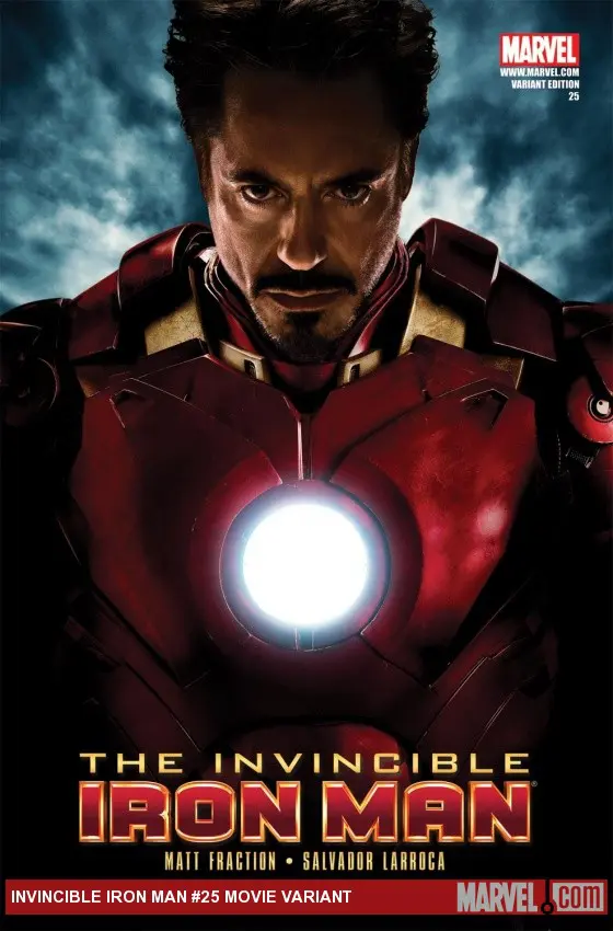 Invincible Iron Man (2008) #25 (MOVIE VARIANT)