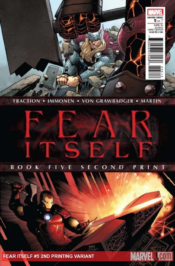 Fear Itself (2010) #5 (2nd Printing Variant)