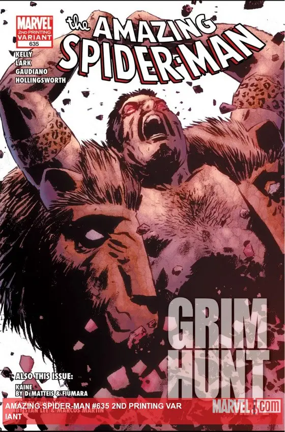 Amazing Spider-Man (1999) #635 (2ND PRINTING VARIANT)